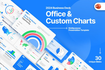 Office & Custom Charts PowerPoint Template
